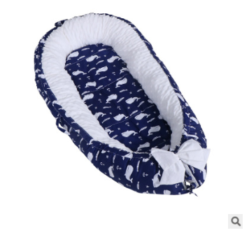 Animal pattern prevent fall baby bed