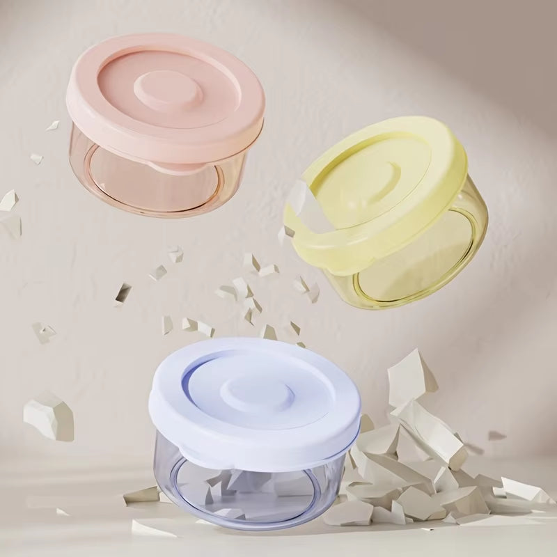 6PCS PP Baby Food Box Set with Lid - Leak Proof Storage Containers Steaming and Preservation Bowl Sauce Box Perfect for Baby Mea