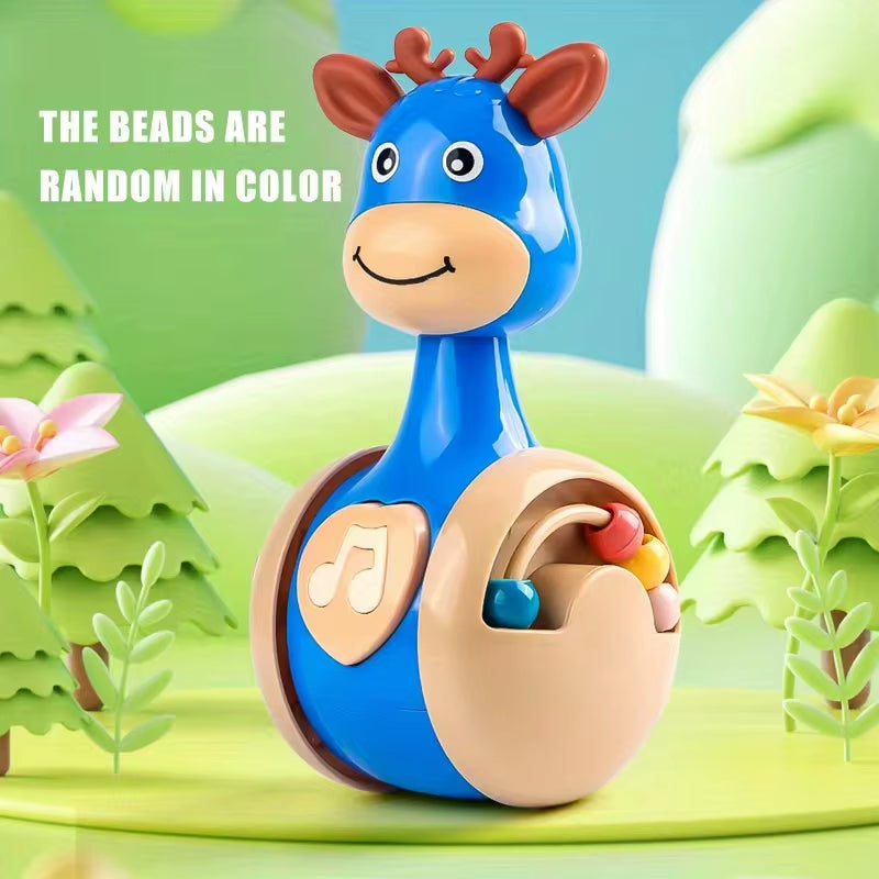 Roly Poly Baby Toys 6 to 12 Months, Tumbler Wobbler Toys for Infant Boy Girl - Perfect for Learning to Climb & Early Education!