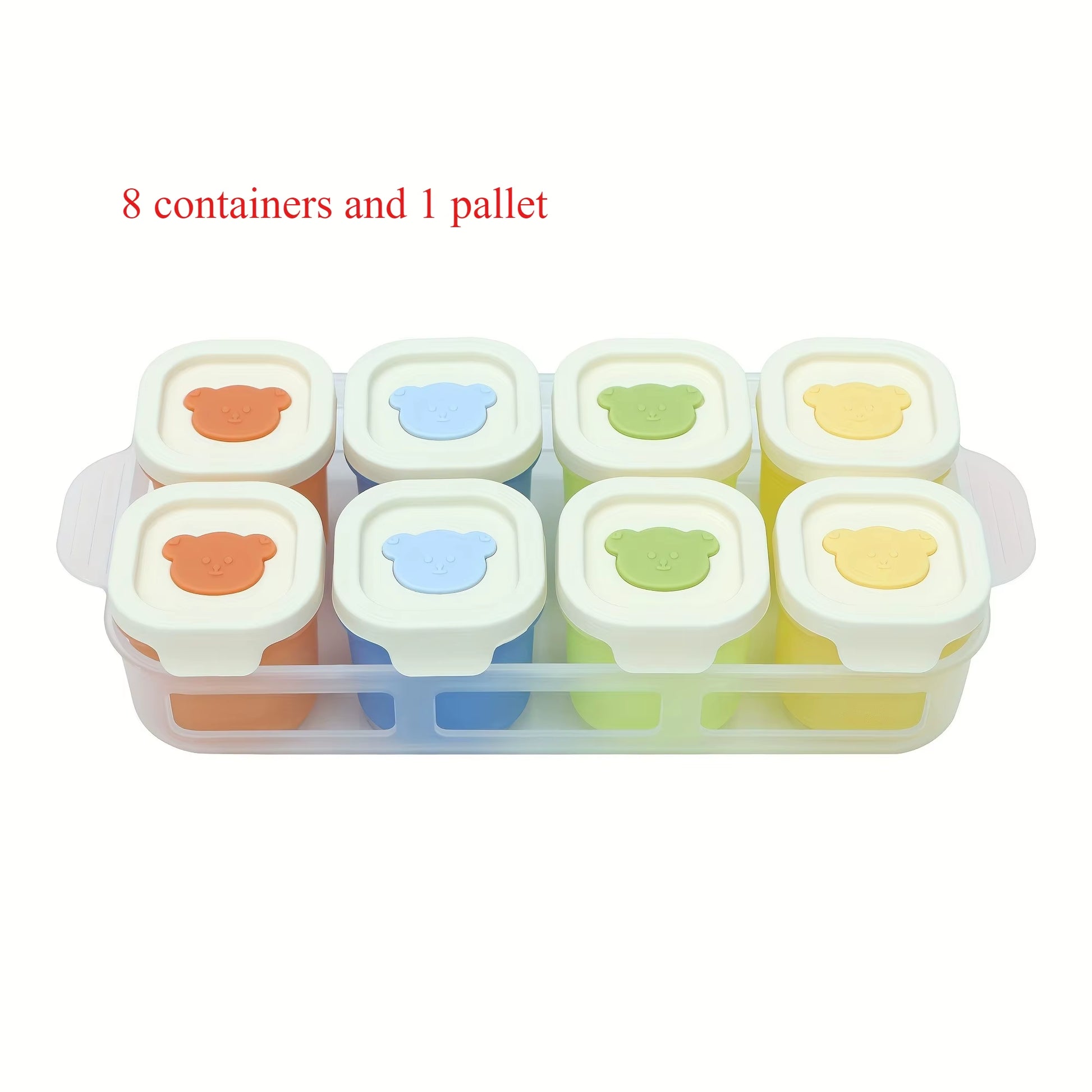 9Pcs Silicone Food Storage Containers with Lids-1.69Oz Reusable Snack Containers for Kids,Leak-Proof Design,Meal Prep Containers