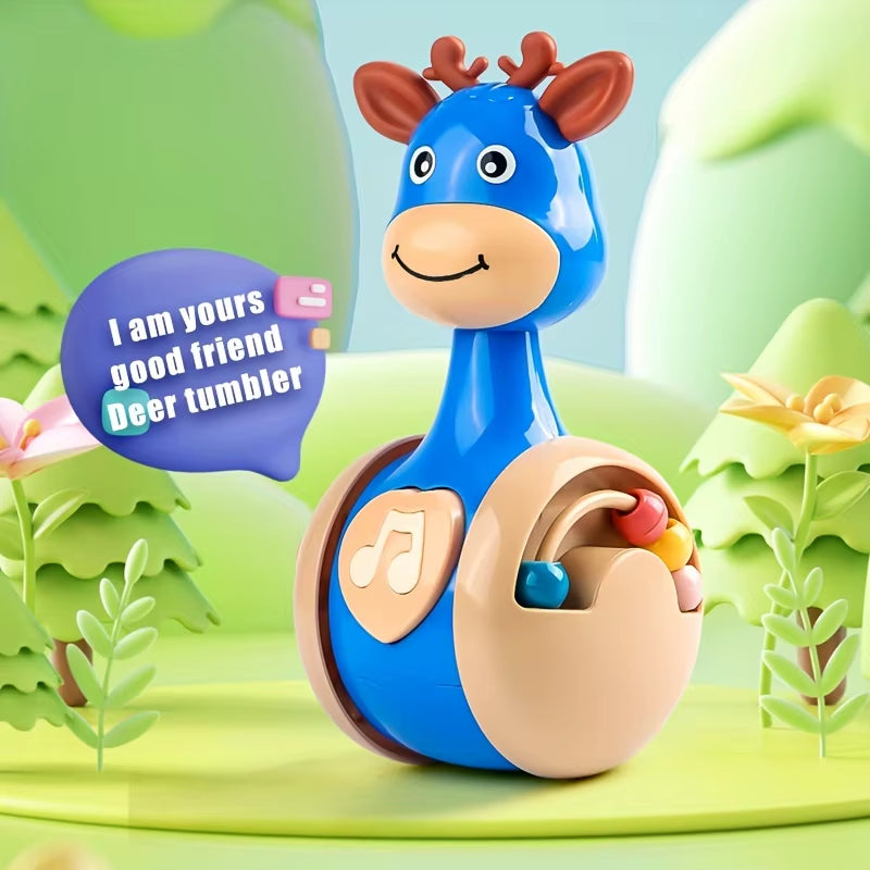 Roly Poly Baby Toys 6 to 12 Months, Tumbler Wobbler Toys for Infant Boy Girl - Perfect for Learning to Climb & Early Education!