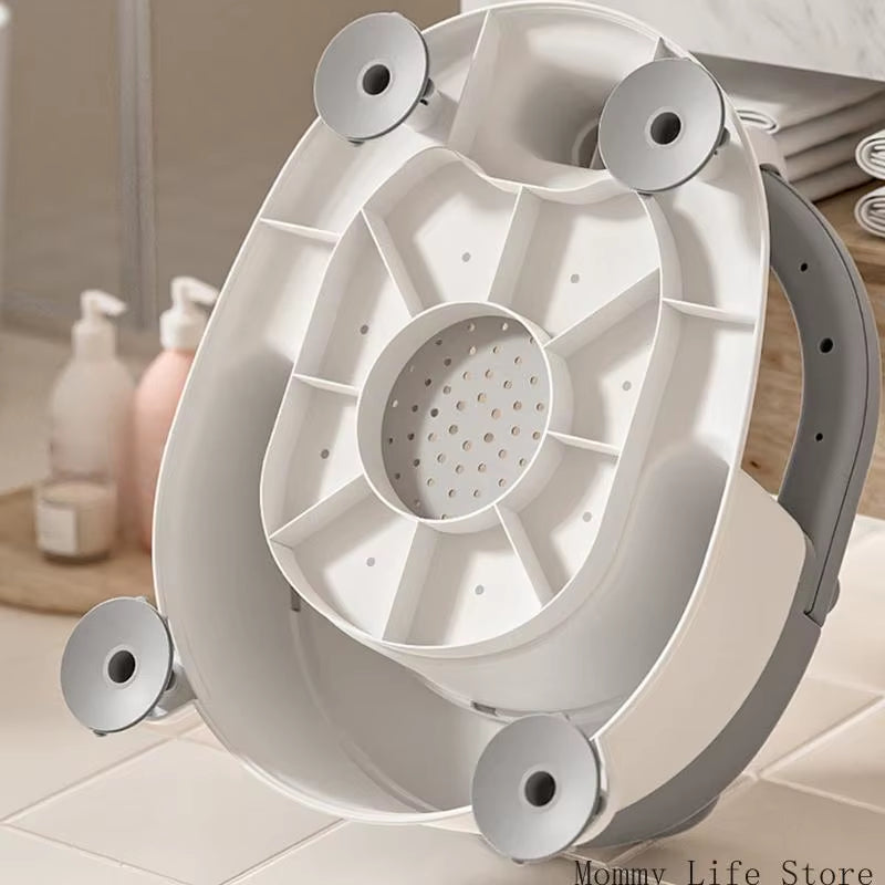 Safe Baby Bath Chair Ergonomic Support Non Slip Base for Newborns Toddler Quick Dry Feature Bath Stool Support