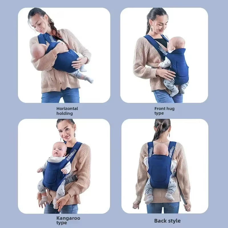 Baby Going Out Safety Sling Carrier Multifunctional Shoulder Baby Carrier Four Methods Front and Back Versatile for All Seasons