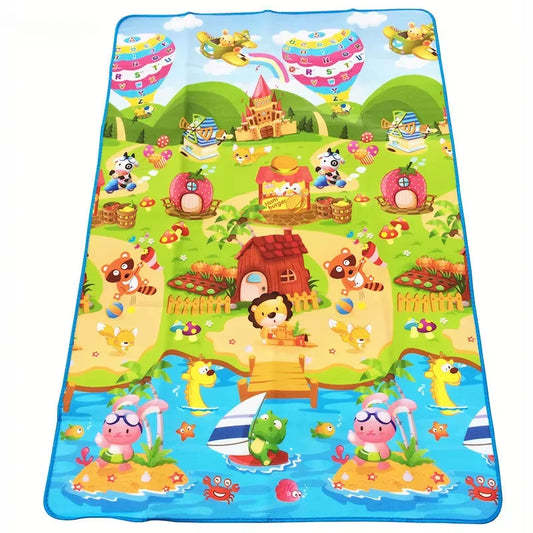 Baby Crawling Play Puzzle Mat Children Carpet Toy Kid Game Activity Gym Developing Rug Outdoor Eva Foam Soft Floor180*120*0.3Cm