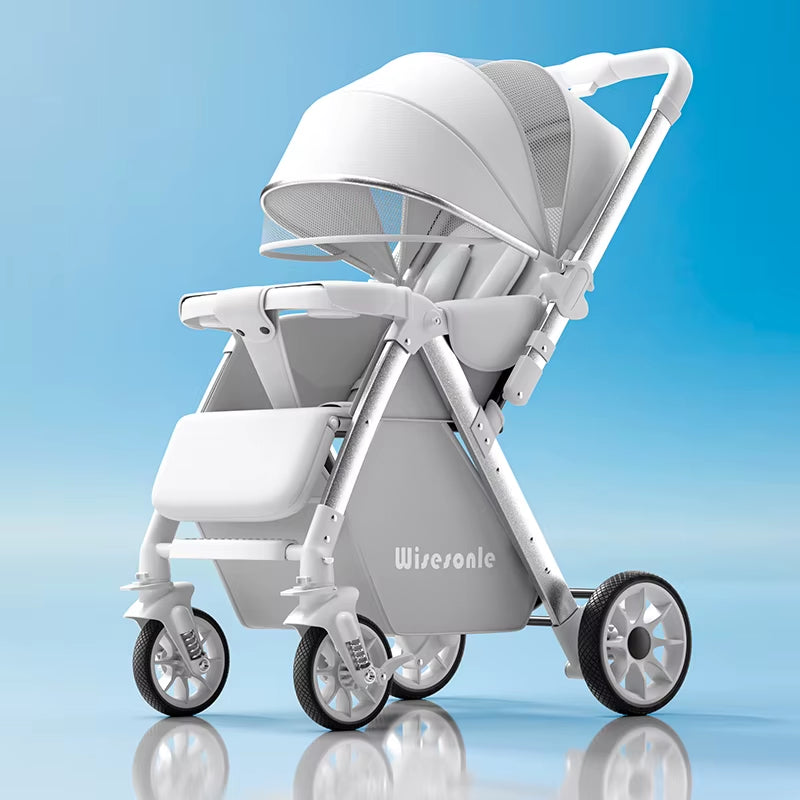 0-6 Years Old Baby Strollers Can Sit and Lie down High Landscape Lightweight Folding Two-Way Stroller Children Stroller