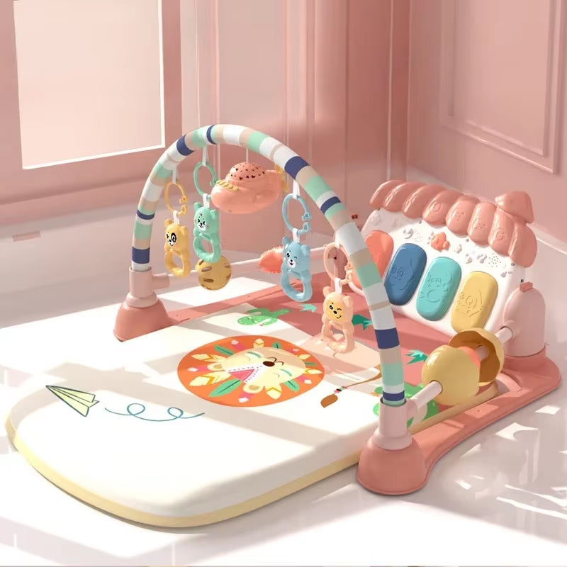 Baby Fitness Piano Mats Cute Toddler Indoor Activity Crawling Musical Educational Gym Soft Playmat for Newborn Baby Infant Gifts