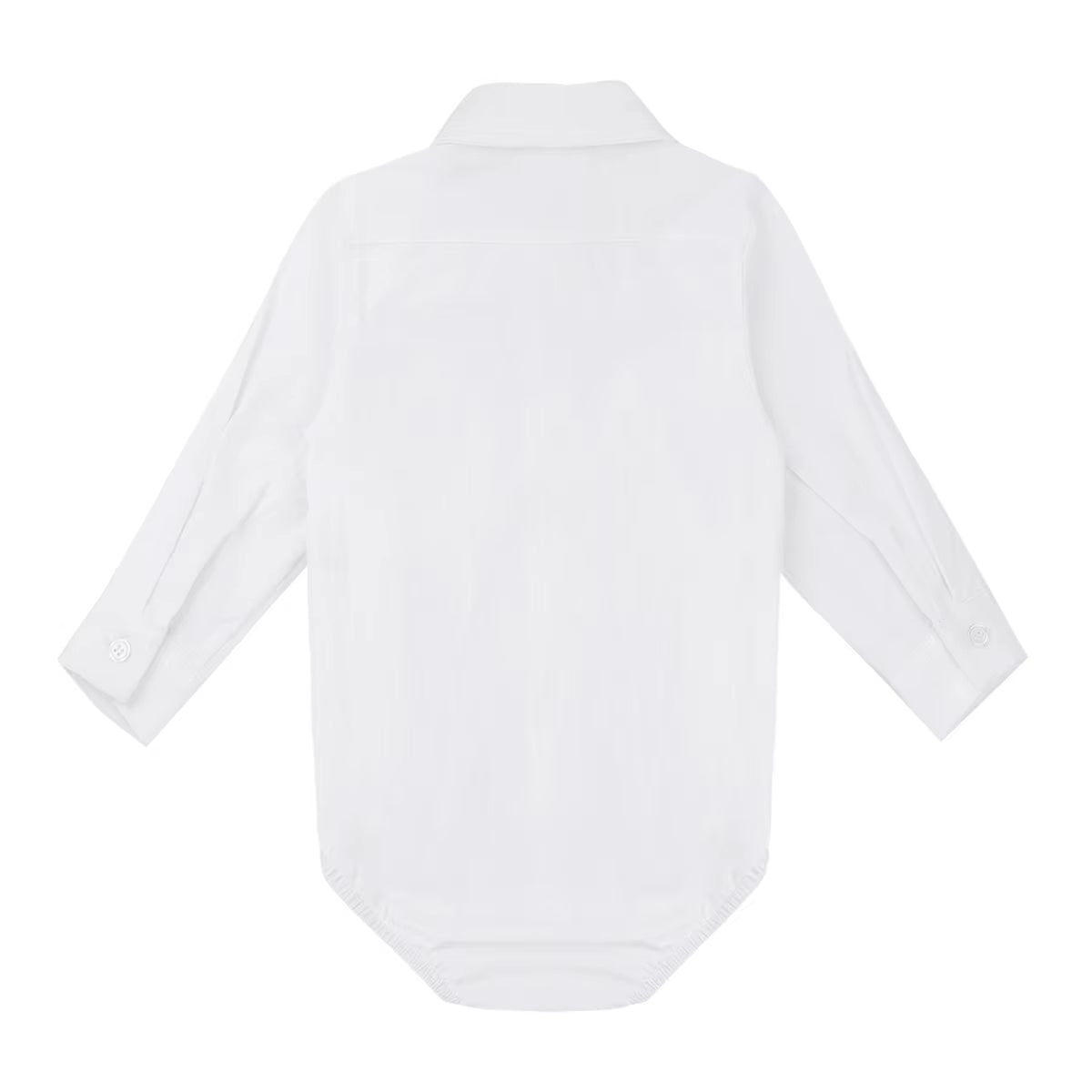 Toddler Infant Baby Boys 1ST Formal Gentleman Shirt Romper Jumpsuit with Black Bow Tie for 3-24 Months Babies Newborn Clothes