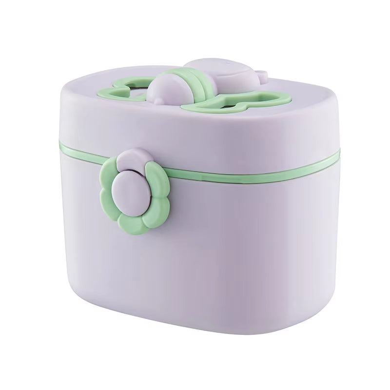 Bee Flower Milk Powder Box Portable Food Storage Container Baby Formula Dispenser Baby Storage Dispensador De Leche En Polvo