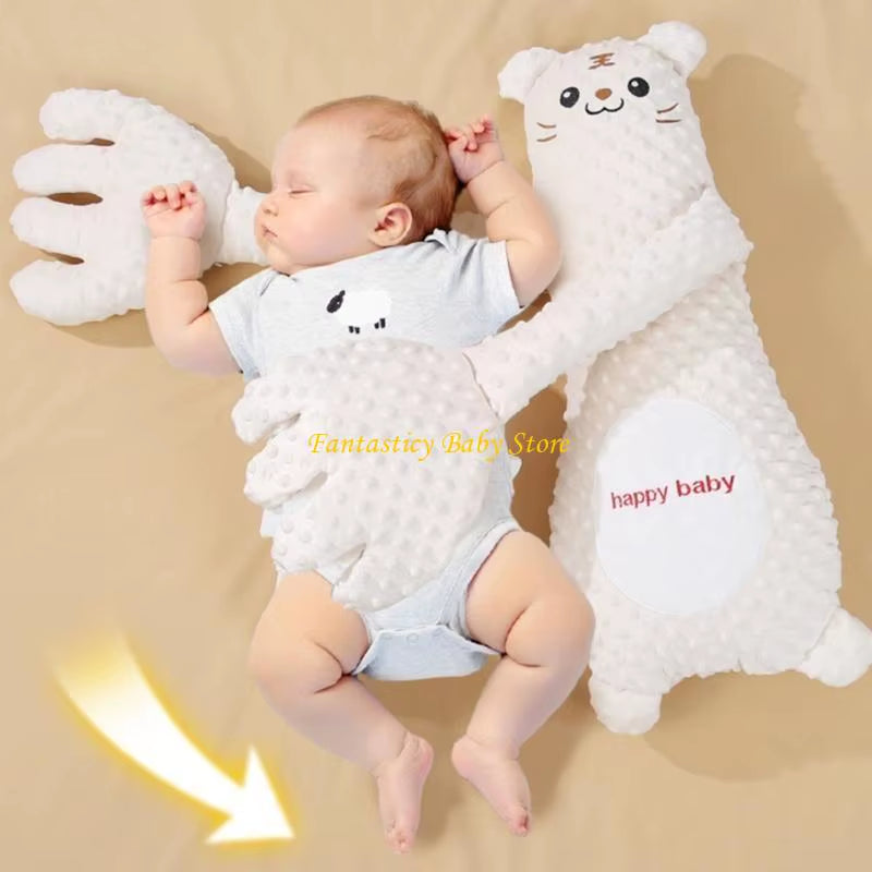 J6BE Baby Sleep Soother Doll Automatic Patting Hand Mood Soothing Toy for Infant Comfort and Restful Night Sleep