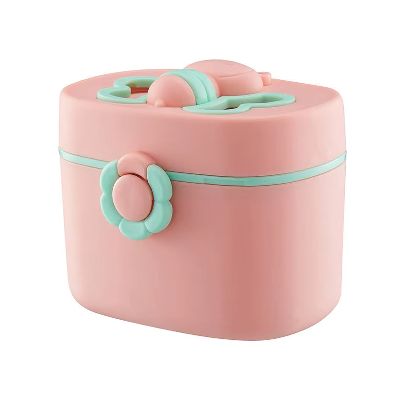 Bee Flower Milk Powder Box Portable Food Storage Container Baby Formula Dispenser Baby Storage Dispensador De Leche En Polvo
