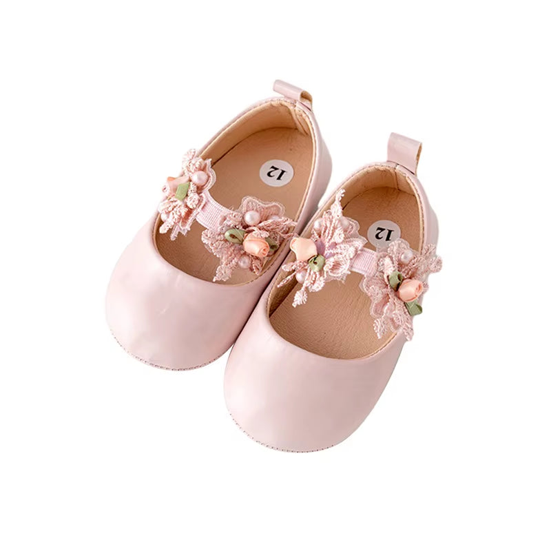 Adorable Baby Girl Soft Sole Shoes with Cute Bowknot for Special Occasions like Birthday Party Wedding Christening