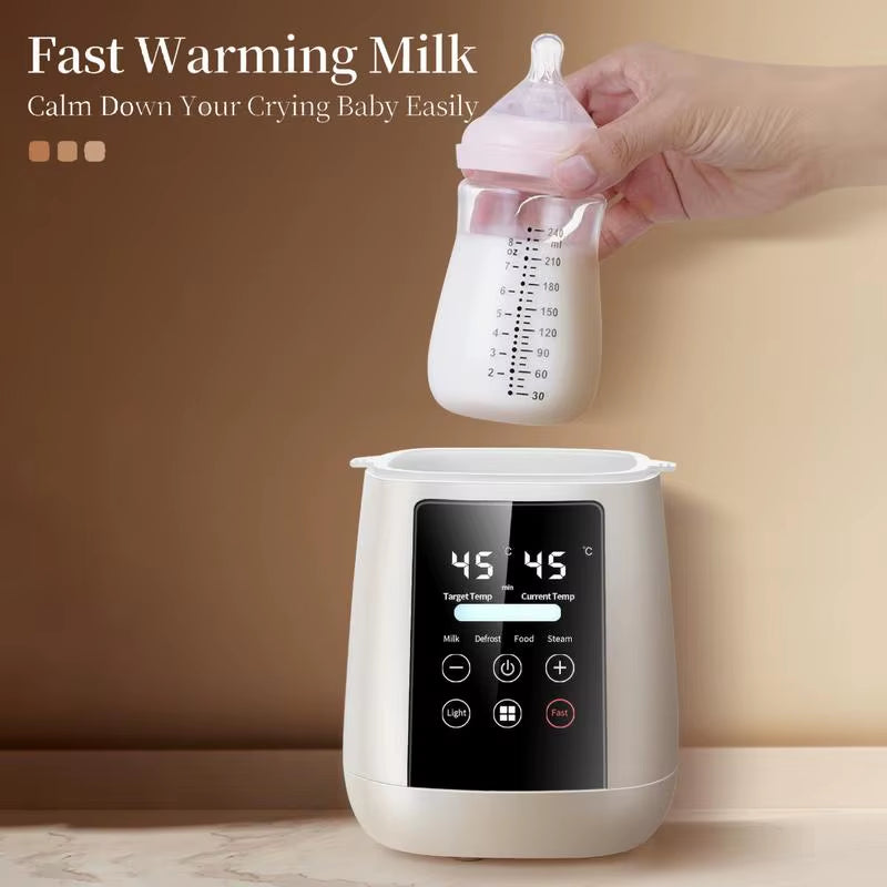 Baby Bottle Warmer Baby Milk Warmer Automatic Shutdown Breastmilk Heater Baby Food Heater Safe & Fast Feeding Bottle Warmer For