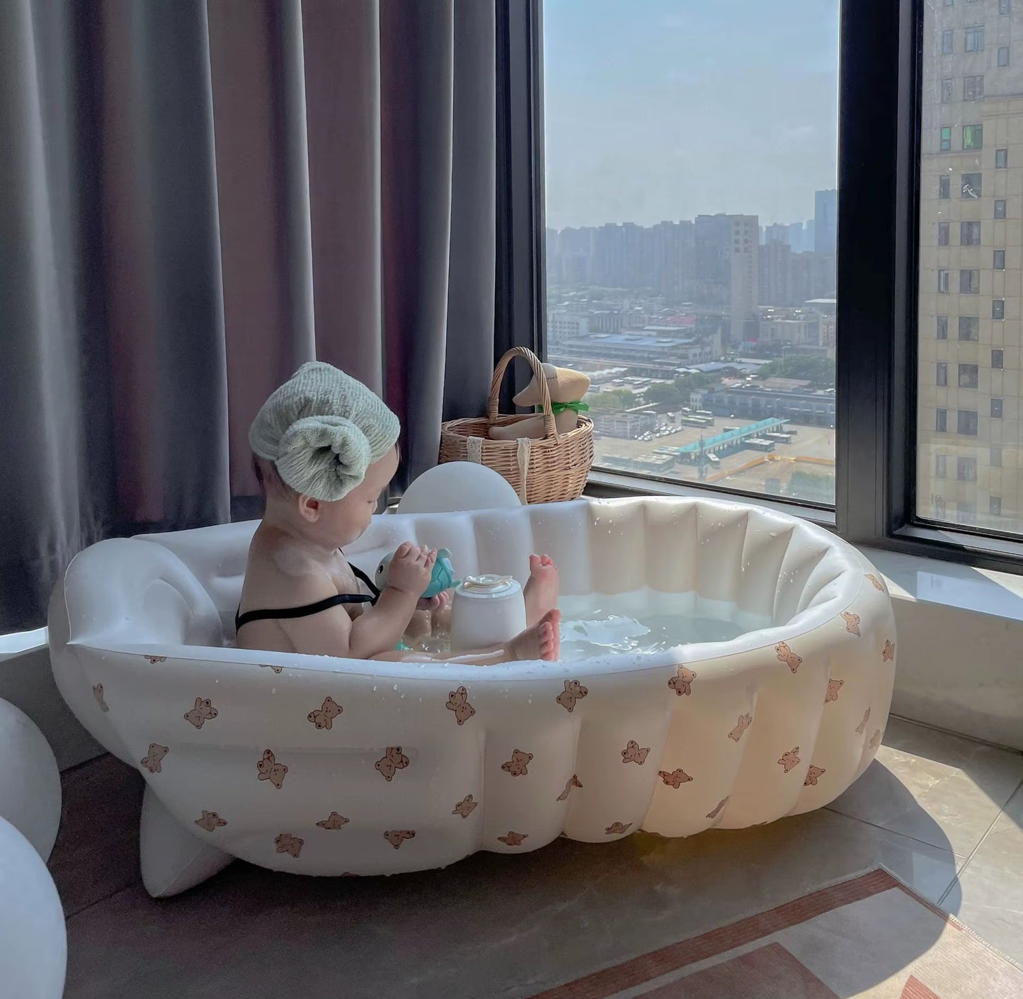 Animal Baby Swimming Bathtub Children'S Portable Outdoor Inflatable Pool Children'S Bathtub Newborn Swimming Pool