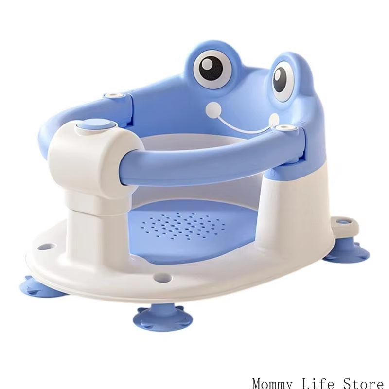 Safe Baby Bath Chair Ergonomic Support Non Slip Base for Newborns Toddler Quick Dry Feature Bath Stool Support