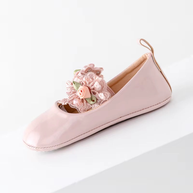 Adorable Baby Girl Soft Sole Shoes with Cute Bowknot for Special Occasions like Birthday Party Wedding Christening