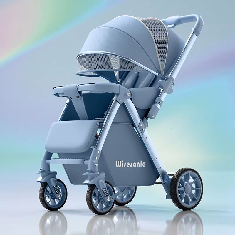 0-6 Years Old Baby Strollers Can Sit and Lie down High Landscape Lightweight Folding Two-Way Stroller Children Stroller