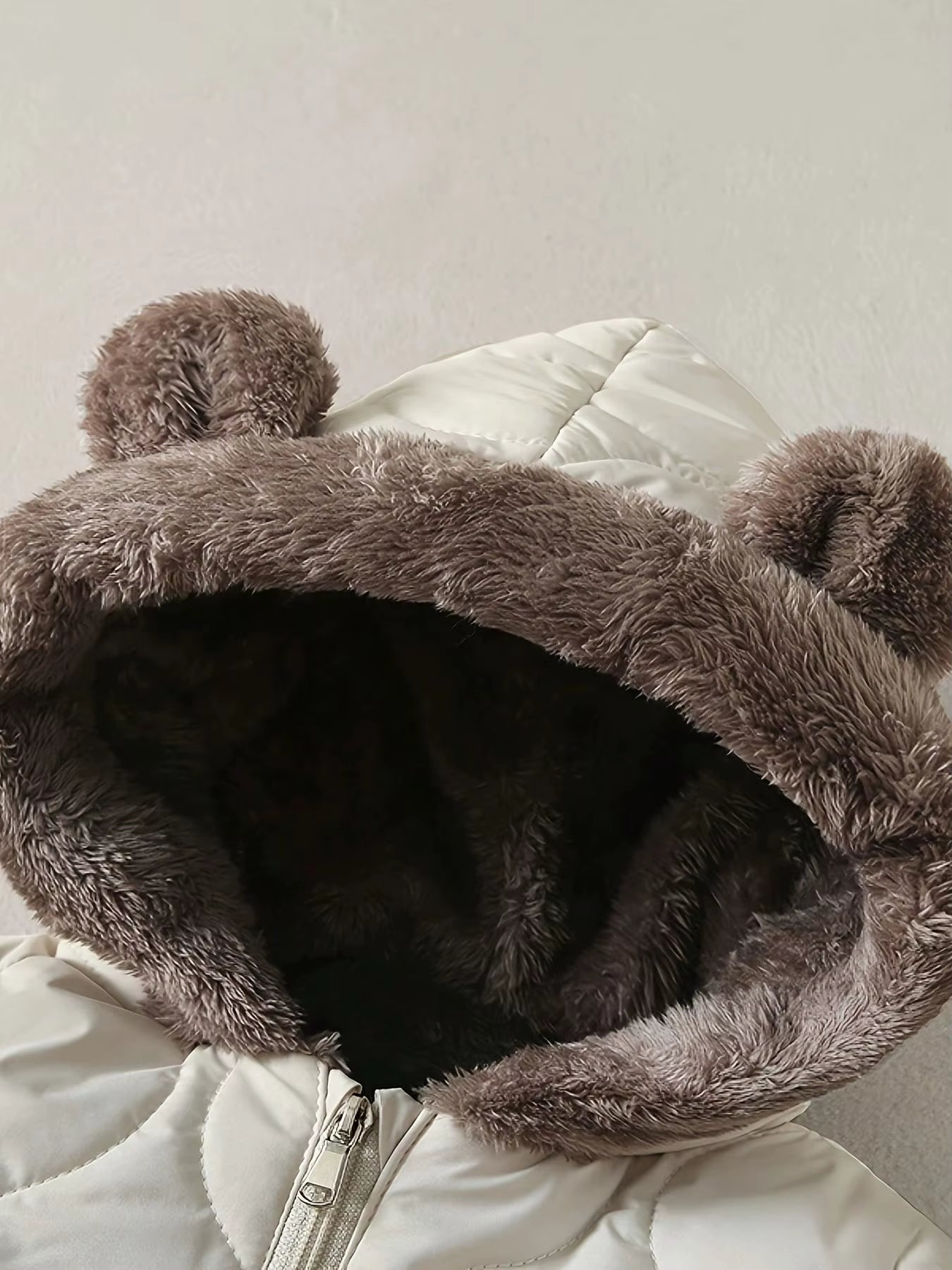 Unisex Snowsuit Winter Fleece-Lined Hooded Long-Sleeve Loose Warm Set - Hand Wash Only, Solid Color Design, Outdoor Essential