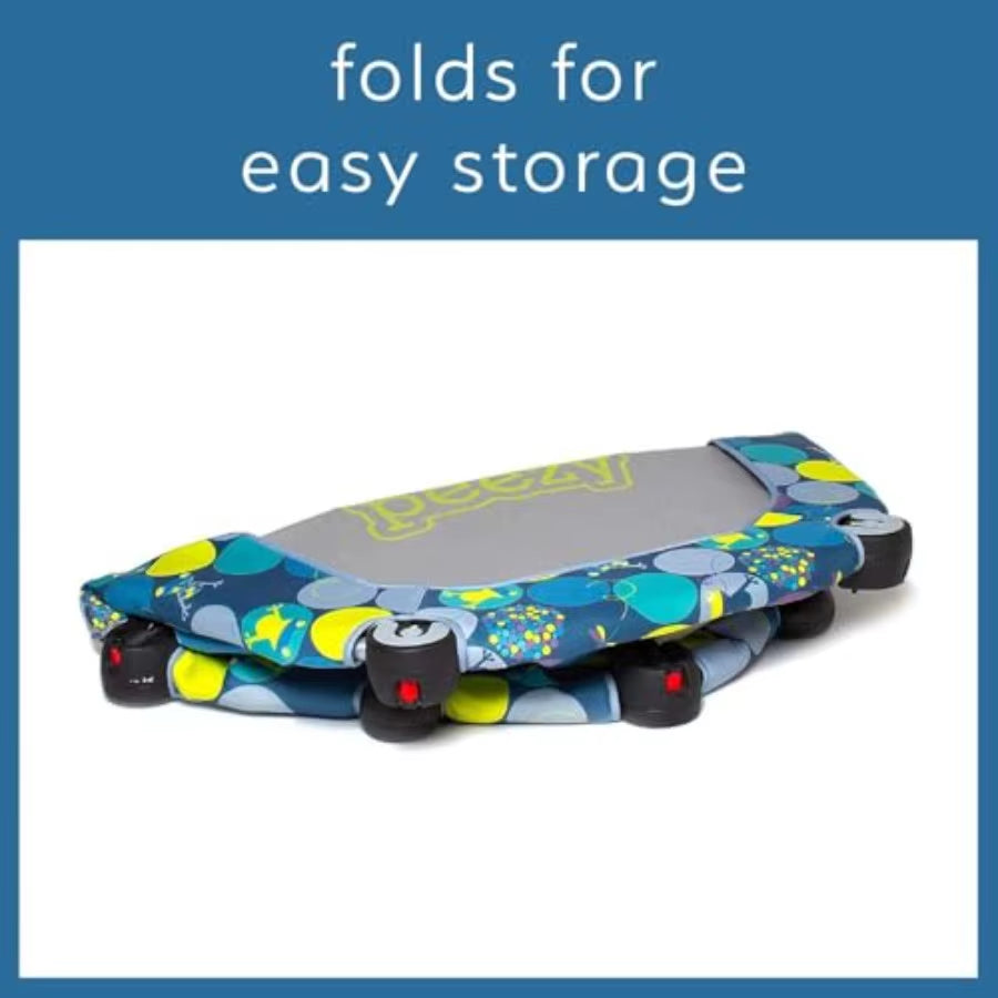 3 in 1 Folding Ball Pit and Bouncer - Ball Pit Tent and Trampoline with Handle - Ages 10 Months to 5 Years