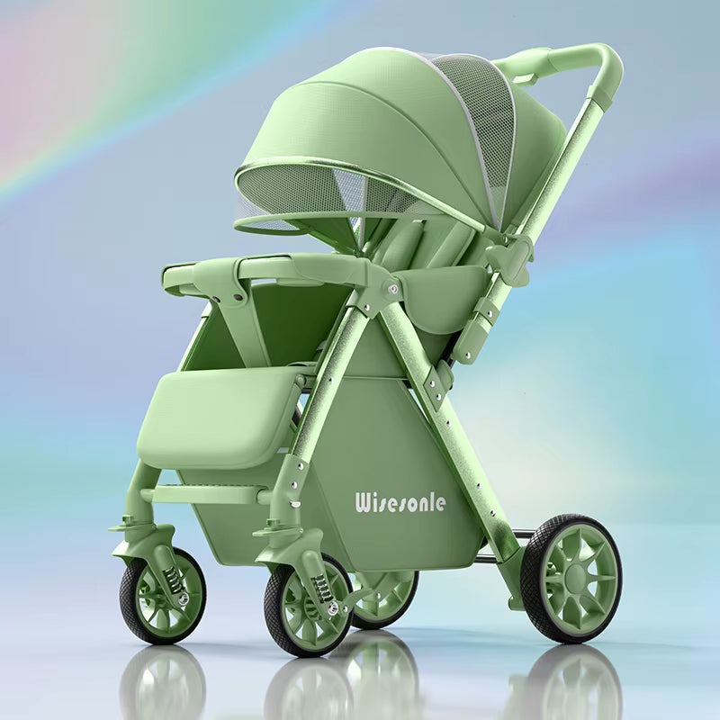 0-6 Years Old Baby Strollers Can Sit and Lie down High Landscape Lightweight Folding Two-Way Stroller Children Stroller
