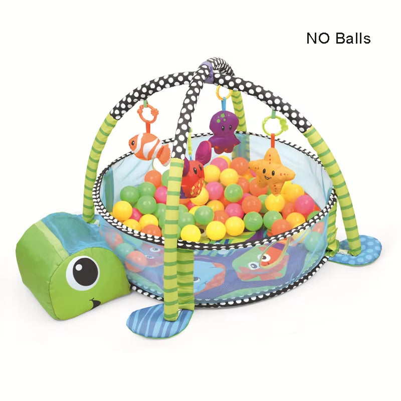 Baby Fitness Frame Crawling Blanket Play Mat Fence Crawling Mat with Cloth Book Infant Rug Enlightenment Toys Game Mat Gift