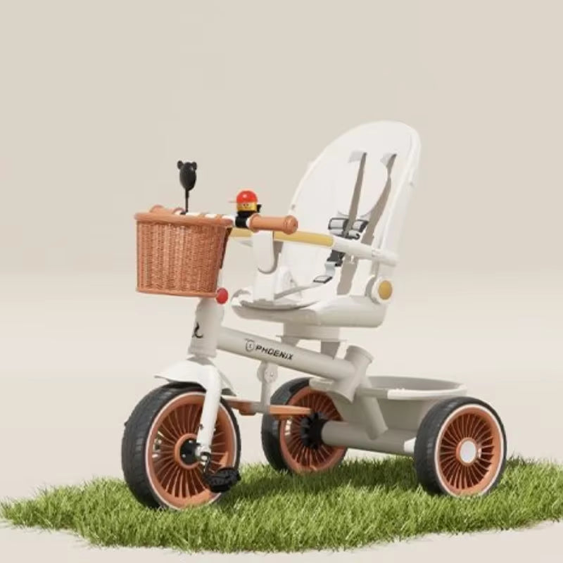 Hand-Pushed Children'S Tricycle Three-Wheeled Baby Stroller Lightweight Children'S Bicycle Multi-Purpose Children'S Bicycle