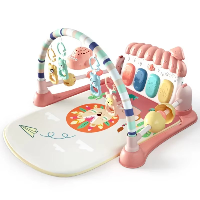 Baby Fitness Piano Mats Cute Toddler Indoor Activity Crawling Musical Educational Gym Soft Playmat for Newborn Baby Infant Gifts