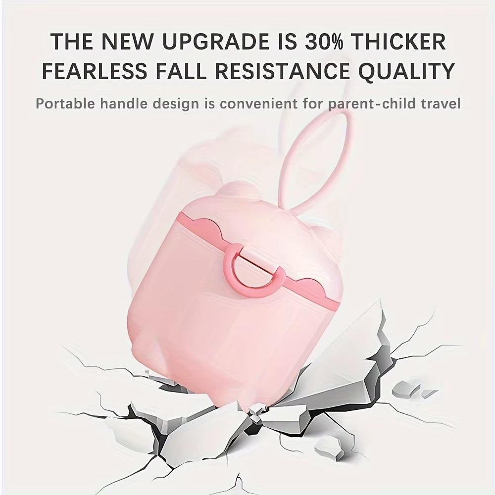 1Pc Portable Four-Layer Milk Powder Box, Milk Powder Container, Food Storage Snack Rotating Box