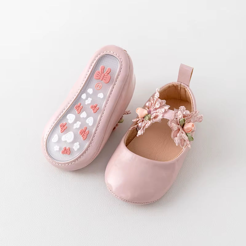 Adorable Baby Girl Soft Sole Shoes with Cute Bowknot for Special Occasions like Birthday Party Wedding Christening