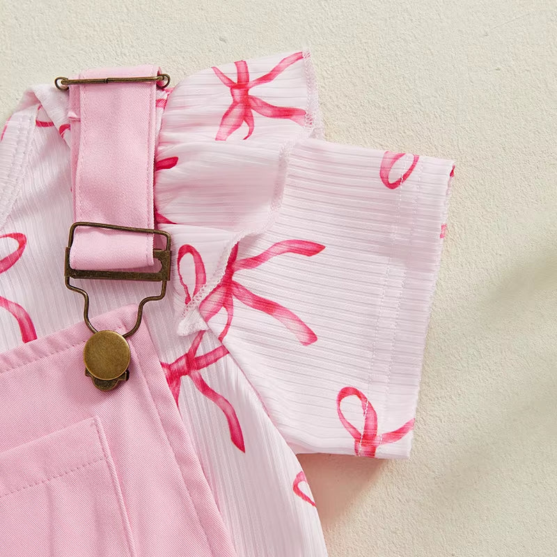 Adorable Toddler Girl Floral Print Sleeveless Romper and Ruffle Skirt Set for Summer Vacation Beach Outing