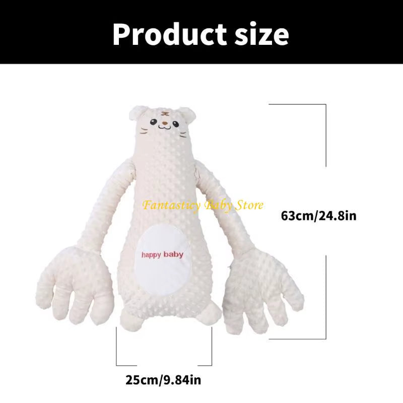 J6BE Baby Sleep Soother Doll Automatic Patting Hand Mood Soothing Toy for Infant Comfort and Restful Night Sleep