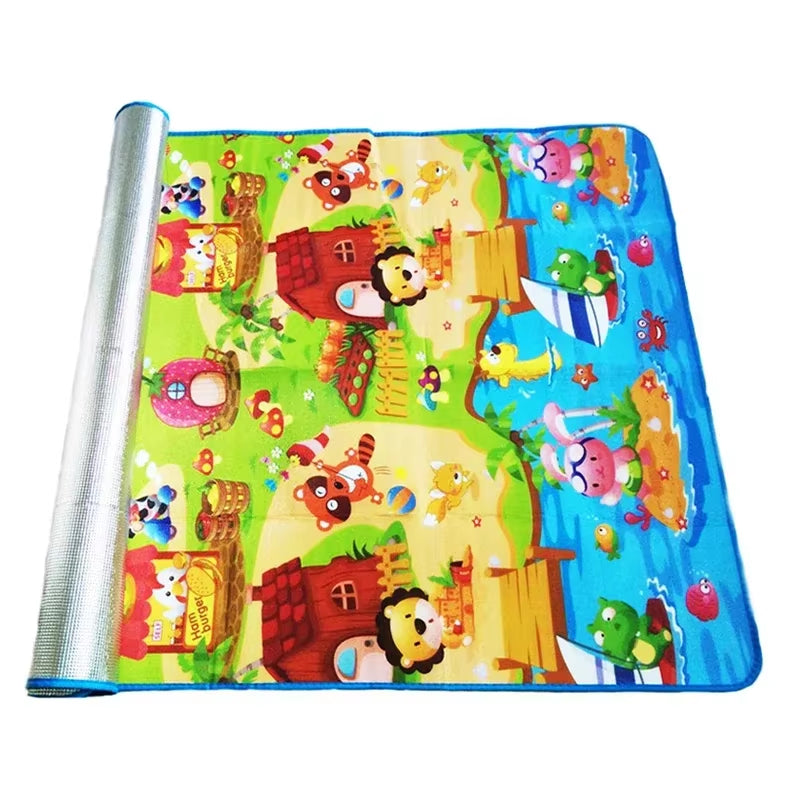 Baby Crawling Play Puzzle Mat Children Carpet Toy Kid Game Activity Gym Developing Rug Outdoor Eva Foam Soft Floor180*120*0.3Cm