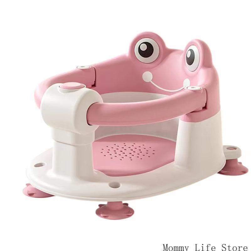 Safe Baby Bath Chair Ergonomic Support Non Slip Base for Newborns Toddler Quick Dry Feature Bath Stool Support