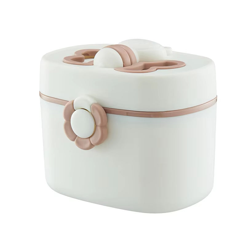 Bee Flower Milk Powder Box Portable Food Storage Container Baby Formula Dispenser Baby Storage Dispensador De Leche En Polvo