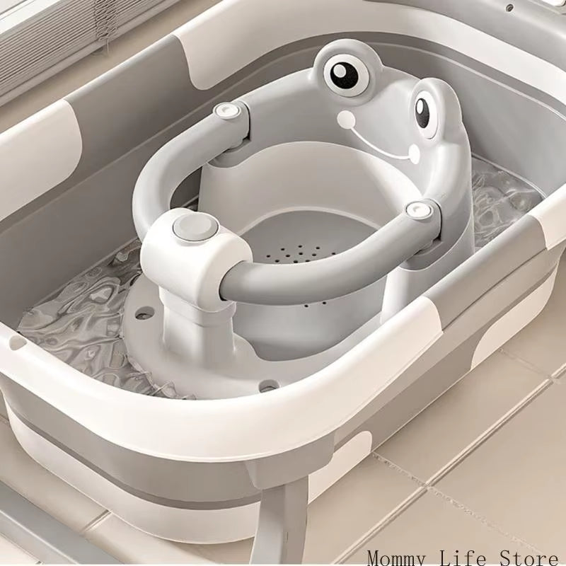 Safe Baby Bath Chair Ergonomic Support Non Slip Base for Newborns Toddler Quick Dry Feature Bath Stool Support