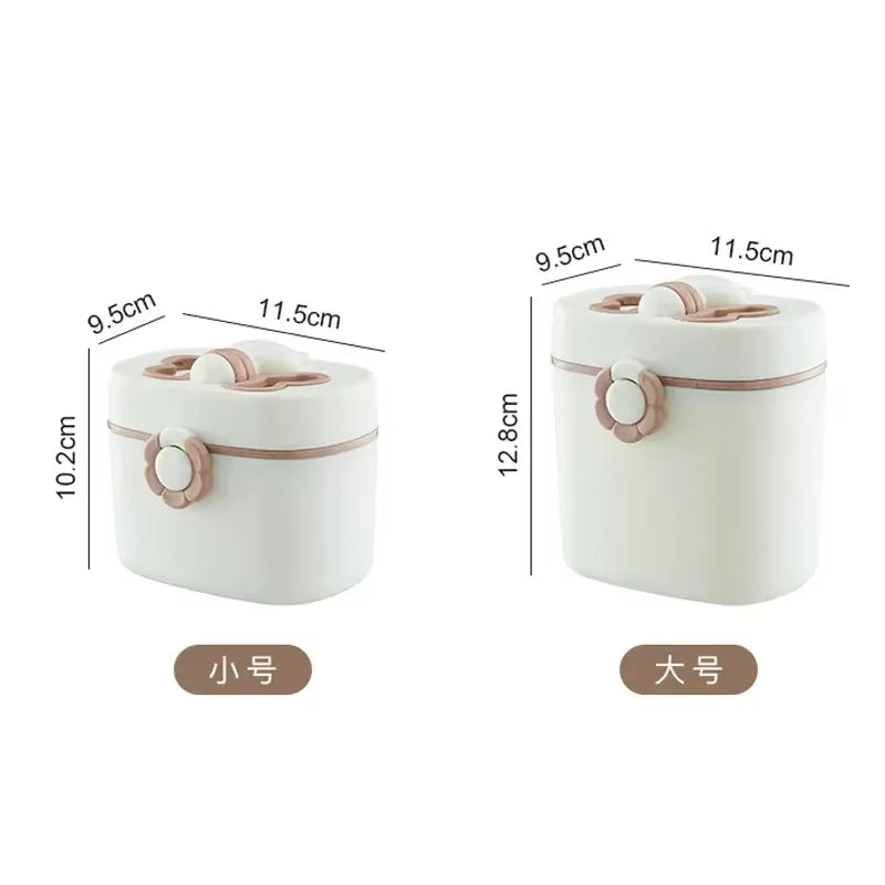 Bee Flower Milk Powder Box Portable Food Storage Container Baby Formula Dispenser Baby Storage Dispensador De Leche En Polvo