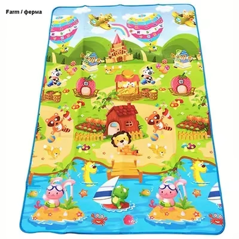 Baby Crawling Play Puzzle Mat Children Carpet Toy Kid Game Activity Gym Developing Rug Outdoor Eva Foam Soft Floor180*120*0.3Cm