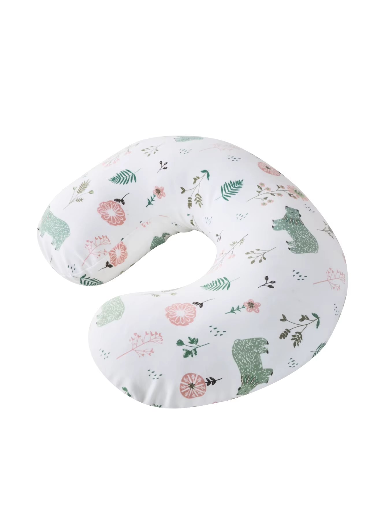Baby Breastfeeding Pillow Nursing Pillow for Period Lactation Maternity Feeding Cushion with Breathable Fabric Cute Print