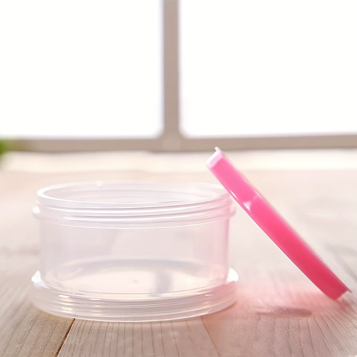 4 Layers Transparent Milk Powder Container,Stackable Baby Food Storage Box, Portable Formula Dispenser