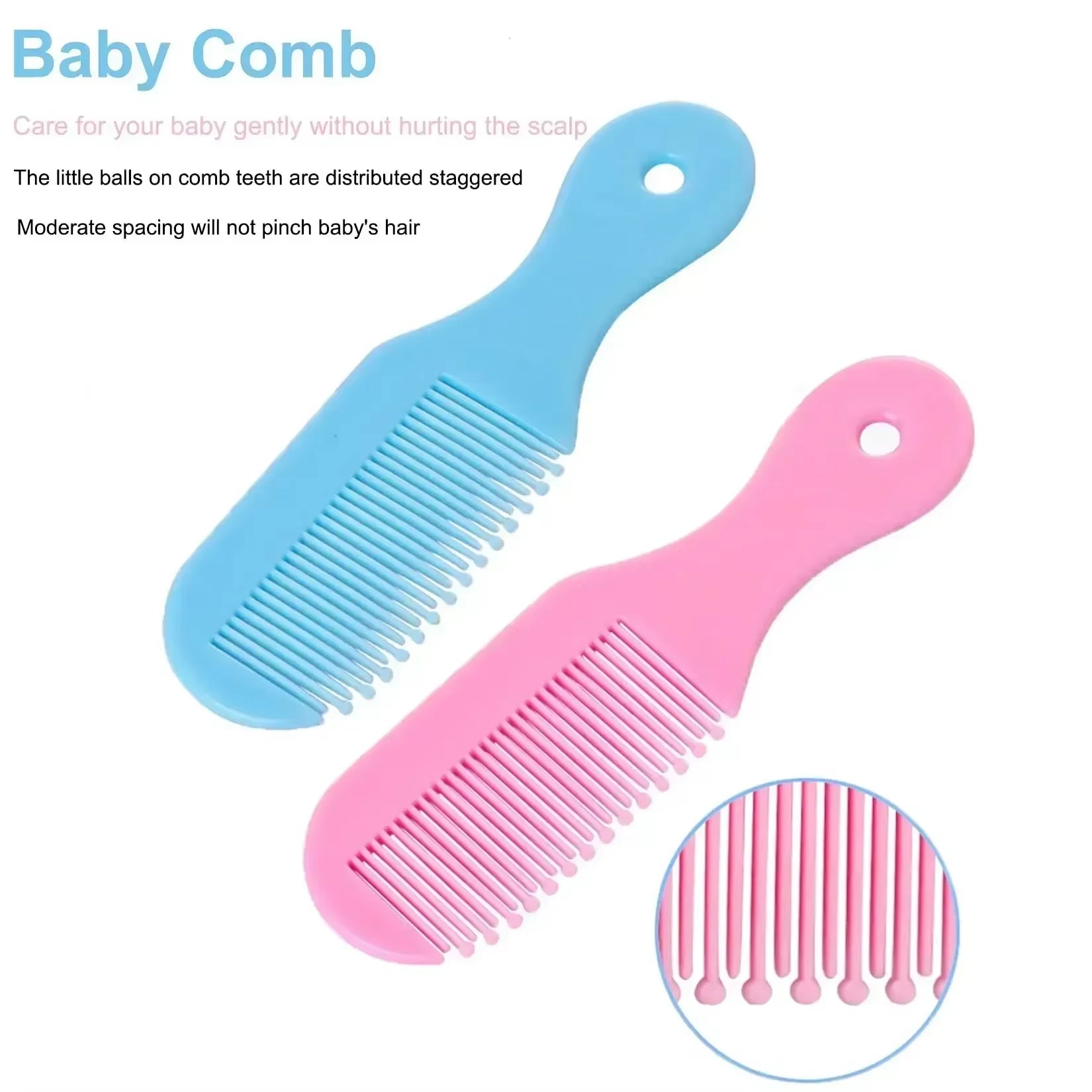 10PCS Baby Health Care Kit,Newborn Grooming Set with Thermometer, Nail Clipper, Hair Brush, Teether & Toothbrush Baby Essentials