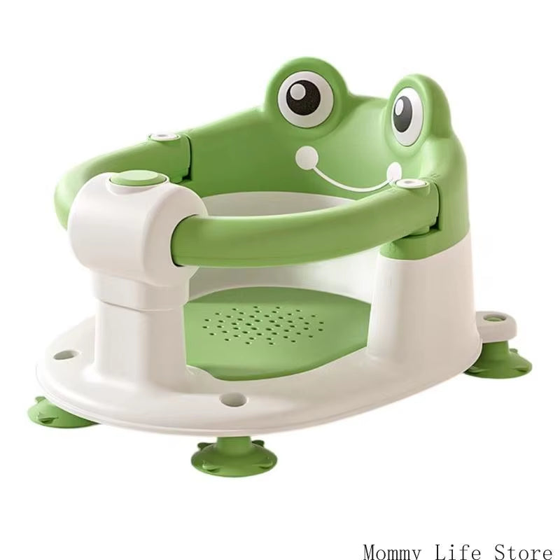 Safe Baby Bath Chair Ergonomic Support Non Slip Base for Newborns Toddler Quick Dry Feature Bath Stool Support