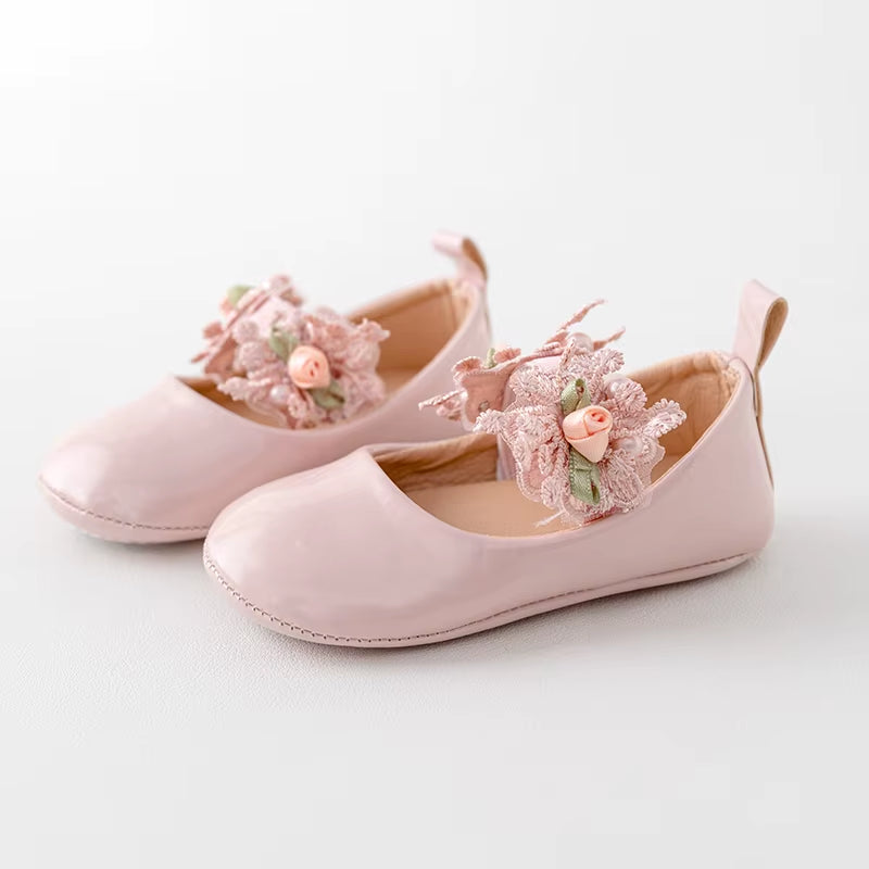 Adorable Baby Girl Soft Sole Shoes with Cute Bowknot for Special Occasions like Birthday Party Wedding Christening