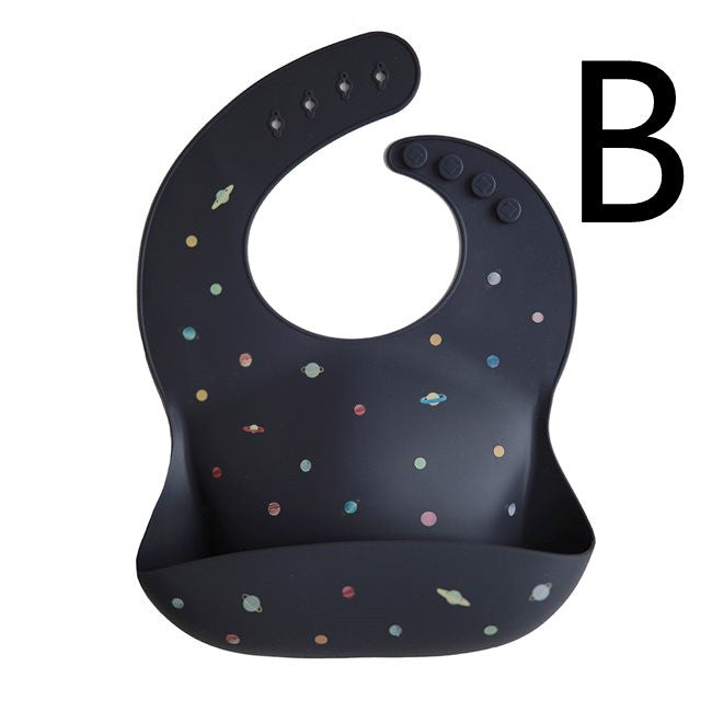 Baby Silicone Bibs, Baby Anti-slobber Bibs, Super Soft Food Supplement Rice Pockets For Feeding