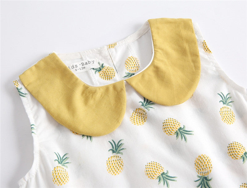 Baby Two-piece Summer Cotton Children's Clothing Baby T-shirt Sleeveless