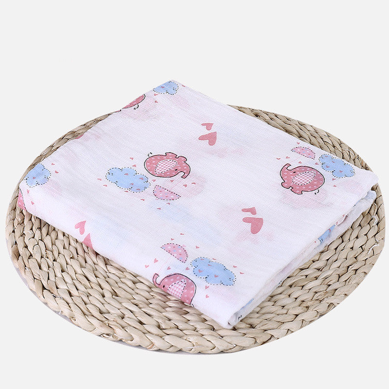 Wrapped Towel Baby Bath Towel 120x120 Newborn Swaddle Towel