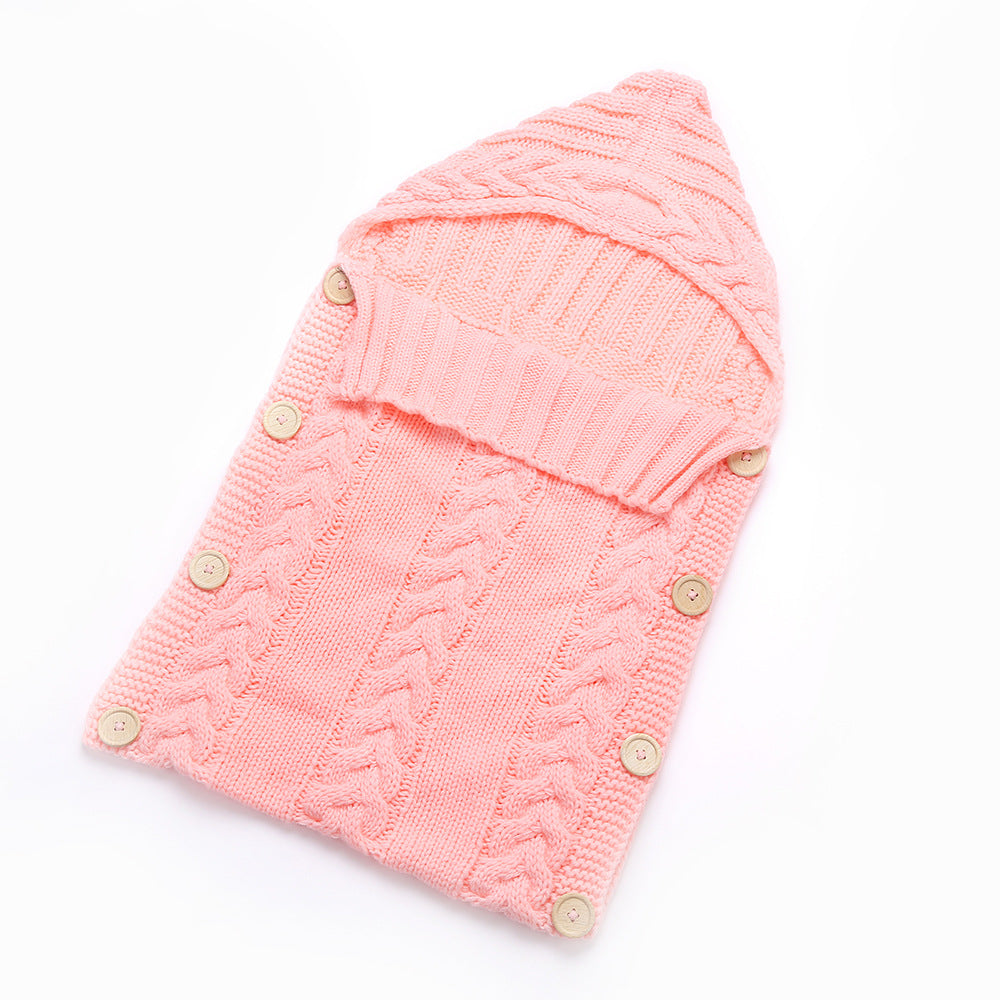 Knitted Baby Sleeping Bag