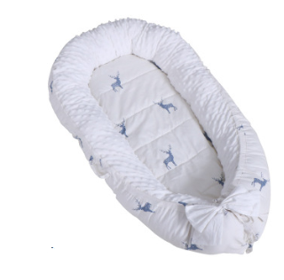 Animal pattern prevent fall baby bed