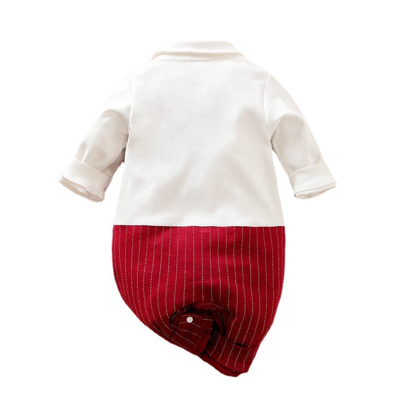 Baby Boy Gentleman Jumpsuit Baby Autumn Clothing