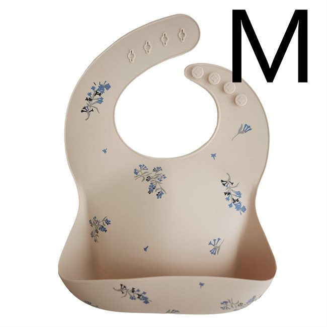 Baby Silicone Bibs, Baby Anti-slobber Bibs, Super Soft Food Supplement Rice Pockets For Feeding