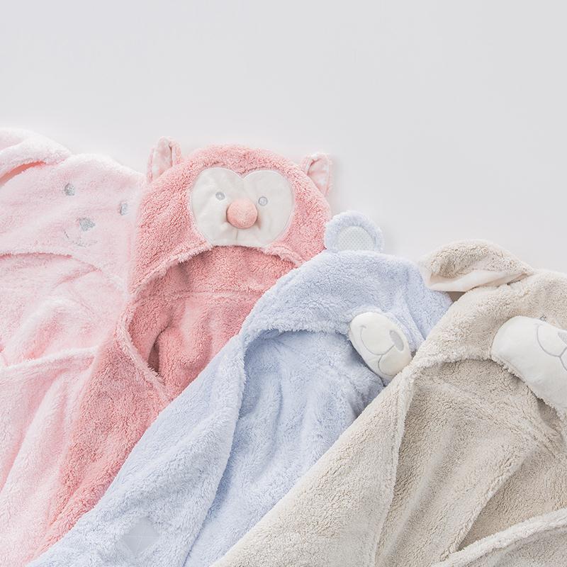 Baby hooded bath towel