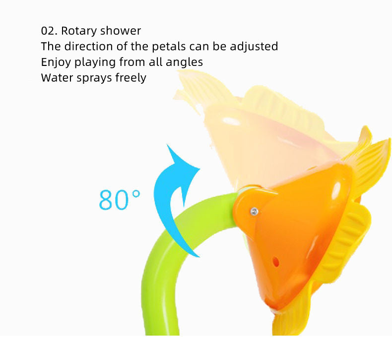 Baby Bath Toy Electric Sunflower Shower